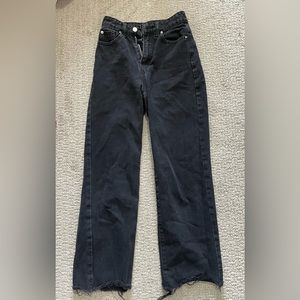 Shein Black Straight leg Jeans